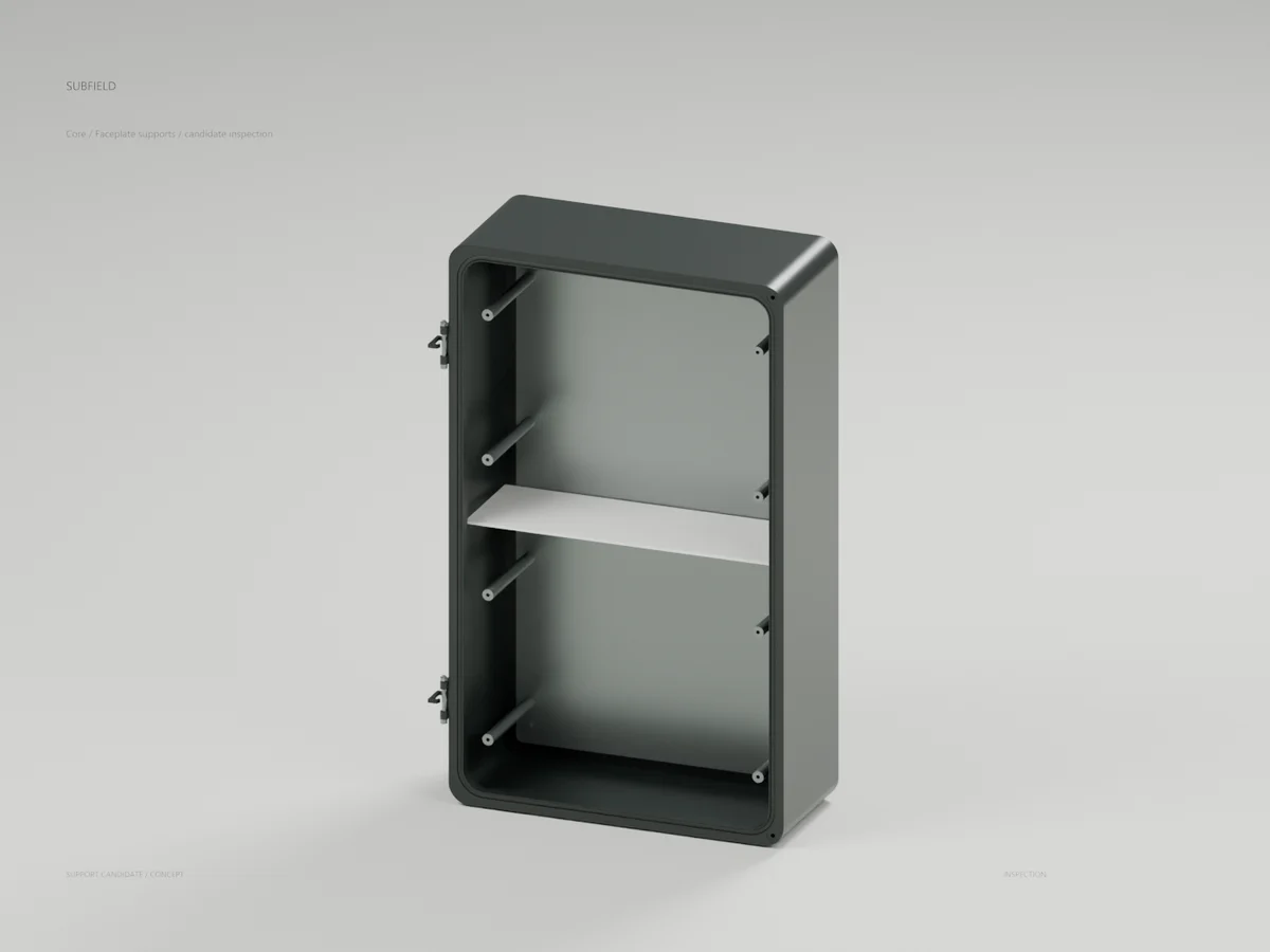 Core Faceplate Support Study / inspection