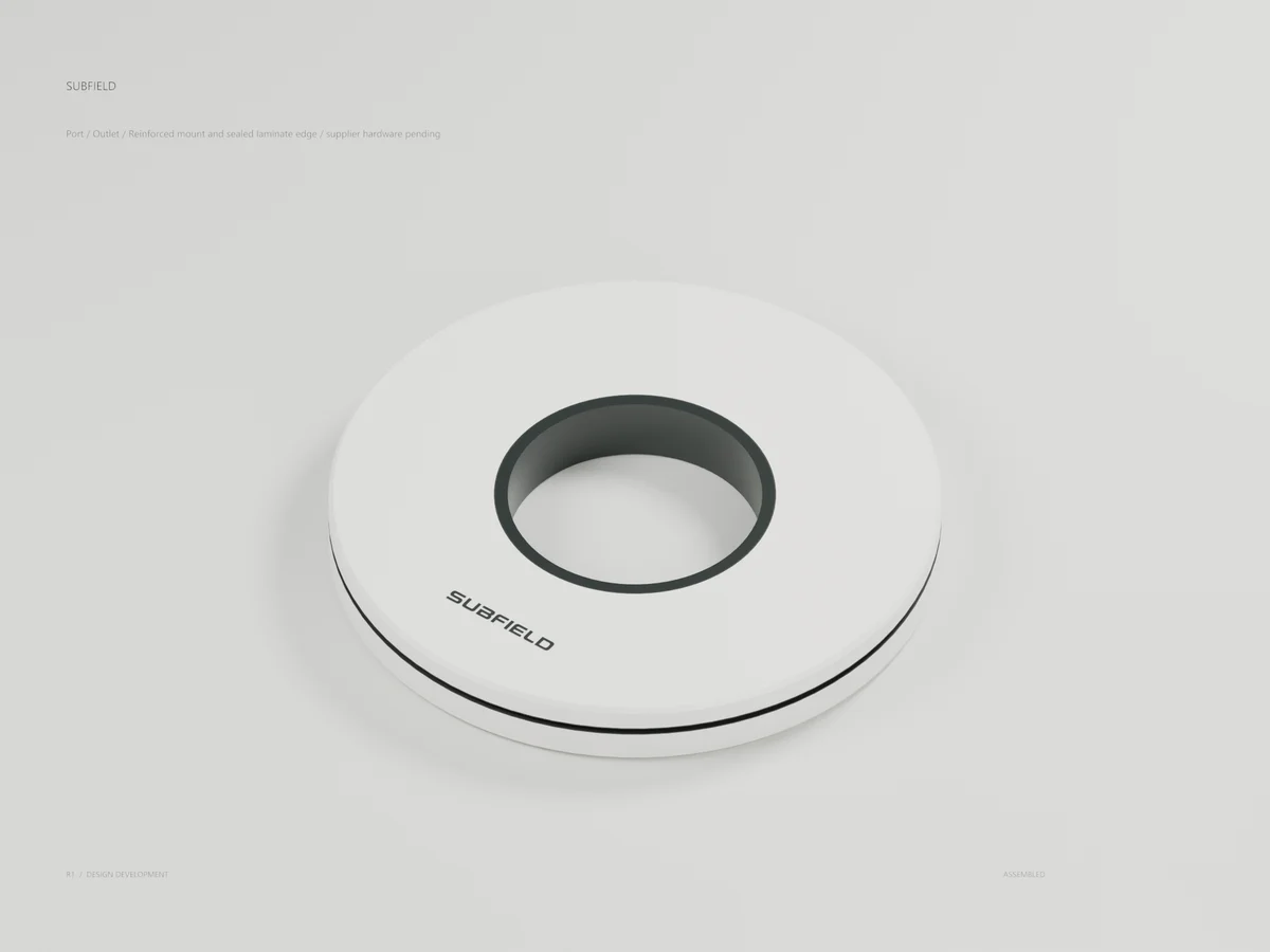 Outlet / reinforced mounting face