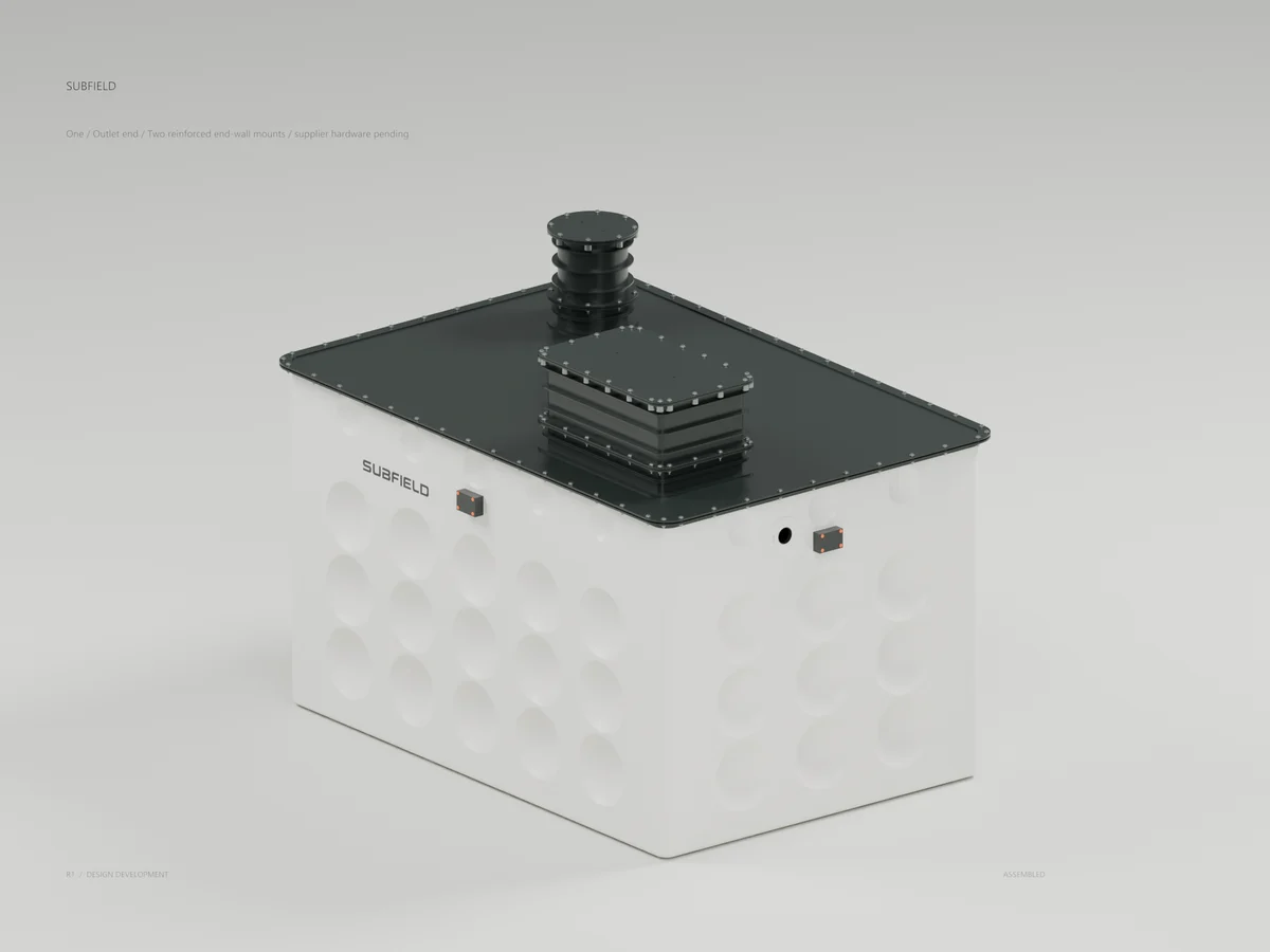 Tank / outlet end