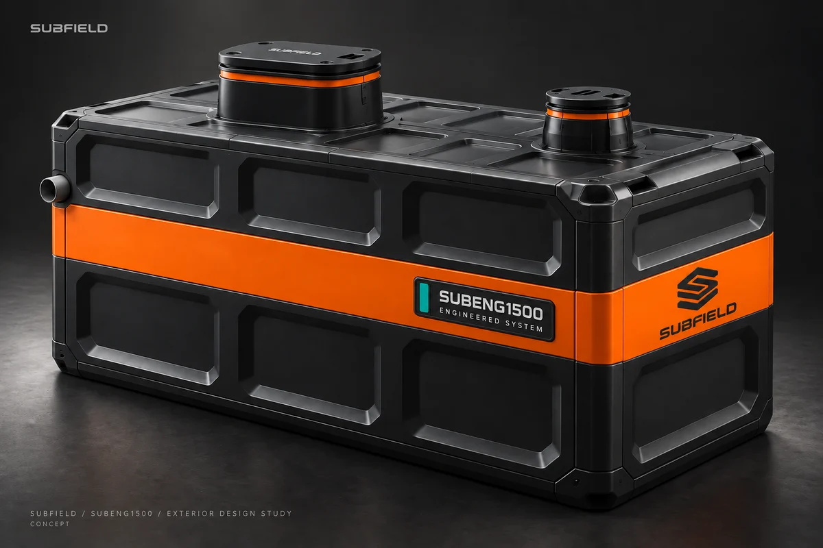SUBENG1500 protective-case tank with teal model badge